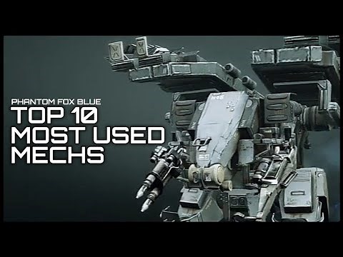 TOP 10 MOST USED MECHS IN HAWKEN (PS4)