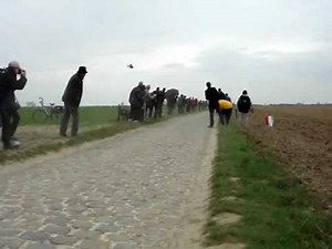 Paris Roubaix 2012 - Tom Boonen soloing to victory on Carrefour de L'Arbre