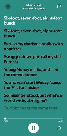 6 Foot 7 Foot: An Analysis of Lil Wayne's Lyrics