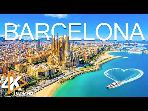 Barcelona 4K Drone Footage | Mediterranean Coastline, Gothic Streets & City Views With Deep House