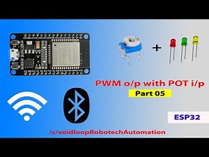05 LED fade by Potentio meter with ESP32 and ADC