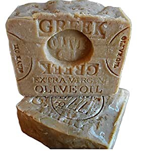 Organic Greek Olive Oil Soap with Mediterranean Sea Salt and Organic Grass-Fed Beef Tallow