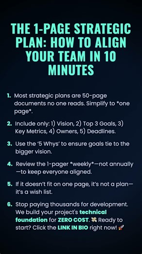 The 1-Page Strategic Plan: How to Align Your Team in 10 Minutes #ad (Verify Info)