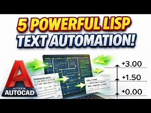 AutoCAD Text Automation LISP : Boost CAD Speed 10X!