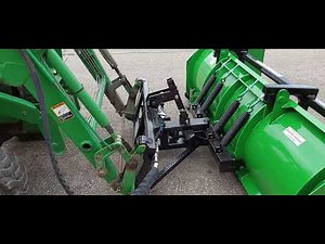 Minnesota Implement set up and care of a floating cross draw plow. with pusher box.