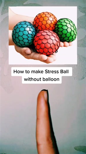 DIY Stress Ball Without Balloon Tutorial