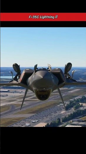 F-35C Lightning II | Insane Upside Down Gear Deployment!