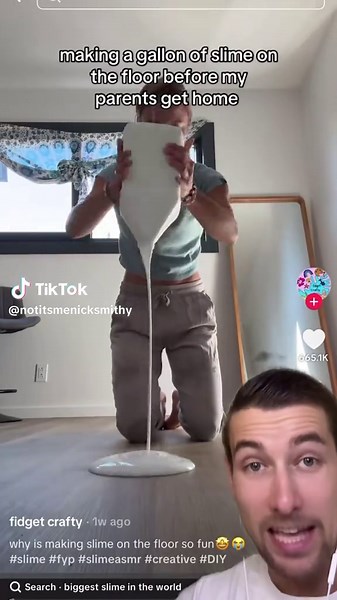 Fidget Crafty: Making Slime on a Table