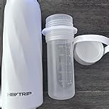HEYTRIP Portable Breastmilk Cooler - 20oz Stainless Steel Milk Chiller Bottle for Travel & Work | Reusable Breastmilk Storage Container, 36+ Hour Cooling, TSA Approved | Rosy Azure