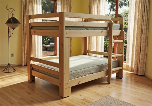 Castle Bed Plan for Kids | DIY Bunk Bed Castle Design | Twin Size Loft Bed Woodworking Plans | Indoor Playhouse Bed Pdf" - Etsy