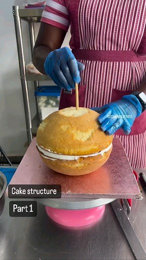 Cake Structure well explained by @kitchenpastries. #learncakes #cakestructure #cakedecoratingtechniques #cakedecoratingtipsandtutorials #naijabakers | Learn Cakes and Baking