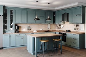 [Hot Item] Kitchen Cabinets Flat Pack Wholesale Rta American Standard Size Shaker Kitchen Cabinets Solid Wood Kitchen Cabinets