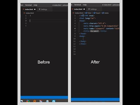 Emmet HTML not working - ! + ENTER not working - Visual Studio Code