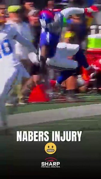 Malik Nabers Knee Injury Looked Brutal vs Chargers | NFL Week 4