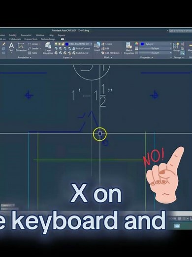 AutoCAD Break Line in 30 Seconds! | Quick CAD Trick for Beginners 🚀 | #shortsviral