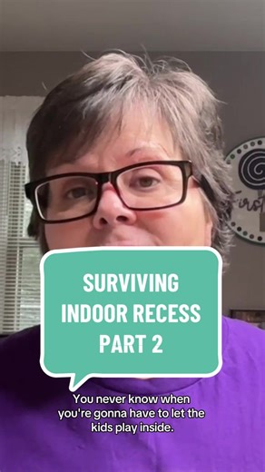 Comment “EPISODE 34” to listen today. Indoor recess goes a LOT better when kids know what to expect. Before your first indoor recess, take a few minutes to talk through the rules. Let kids know that even though they’re playing, they’re still inside the classroom, so voices stay quieter and running isn’t an option. One of my favorite tips is making a simple indoor recess anchor chart and pulling it out on rainy day recess or anytime outdoor recess is canceled. A quick review can save you so many 
