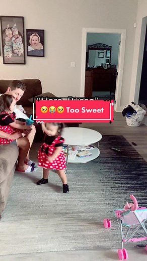 Maybe it’s just me, but who else thinks this is the sweetest?!? #twins #twinsisters #twinsoftiktok #identicaltwins #toddlersoftiktok #identicaltwinsisters #babiesoftiktok #sweetsisters