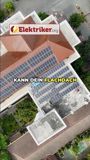 Flachdach als Solarstromquelle | So nutzt du dein Dach effizient