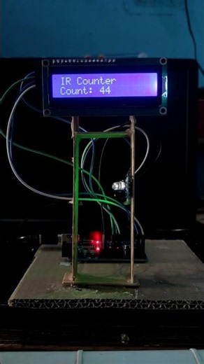 IR Sensor + Arduino + I2C LCD 🔥 Smart Object Detection System