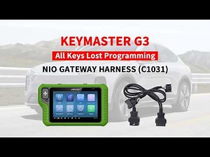 KEYMASTER G3 | New NIO Gateway Harness (C1031) Key Programming Demo #obdstar #keyprogramming