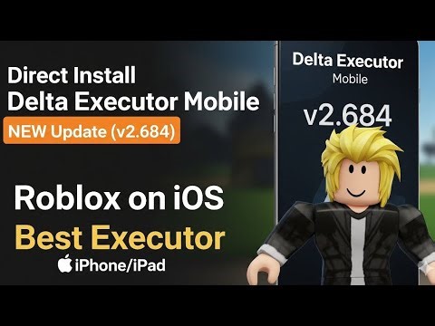 How to Install Delta Executor Mobile v2.684 on iOS (iPhone/iPad) | Roblox Best Executor 2025🔥