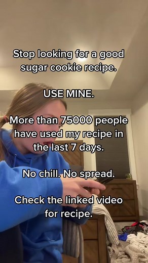 @cookingwithkarli I promise, you can trust this recipe. #sugarcookies #christmascookies #christmasbaking