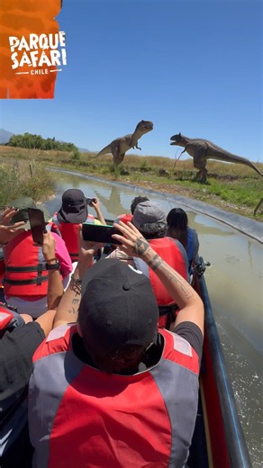 Jurassic Park Boat Ride in Chile?! We Found Dinosaurs Near Santiago 🇨🇱 #travel #jurassicpark