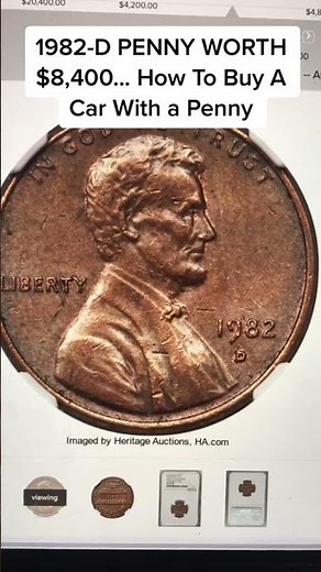 1982-D Penny Worth THOUSANDS ($8,400) - Transitional Coin To Look For