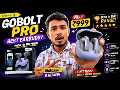 ₹999 Mein Best Earbuds? Goboult Pro Unboxing & Honest Review 🔥
