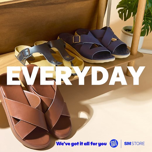 All your everyday needs in one-store. 💙 Shop for fashion, home, beauty toys, and more—all under one roof. We've got it all for you here at SM Store, Your Everyday Store. Visit smstore.com/everyday-store for your everyday needs! | SM Store