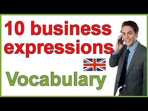 Business English expressions | Conversation