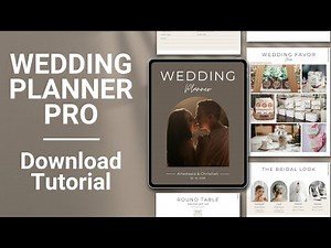Wedding Planner Pro Canva Template Download Tutorial