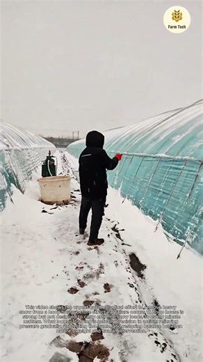 SATISFYING Snow Removal: Saving the Hoop House from Disaster!
