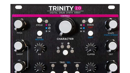 Modbap Modular Trinity 2.0 Digital Drum Synth Array Adds New Synthesis Options