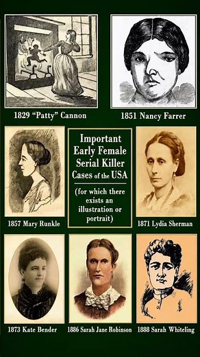 America's First Female Serial Killers 😱 The Dark Crimes That Shocked U.S. History