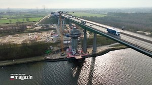 Schleswig-Holstein Magazin: Präzisionsarbeit: Neue Brückenteile für die Rader Hochbrücke