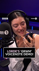 2.9K views · 140 reactions | a lil grwm voice note exclusive  @lorde listen back to her album deep dive on radio 1’s new music show on @bbcsounds ✨ | BBC Radio 1 | Facebook
