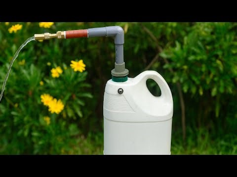 How to Make a High-Pressure Water Sprayer from a Plastic Jug | Easy DIY Project
