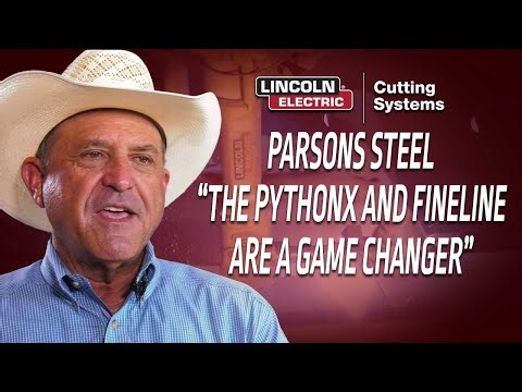 Parsons Steel - $7 Million Sales Increase With PythonX® And FineLine® HD Plasma Cutting System