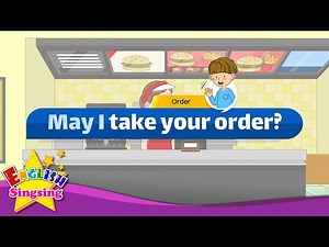 [Order] May I take your order - Easy Dialogue - Role Play - Videos For Kids