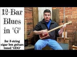 Twelve Bar Blues in G - Cigar Box Guitar Tablature Lesson