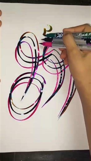 Easy Allah Arabic Calligraphy Tutorials♥️🤍 art#shorts#yt#fy#islamic