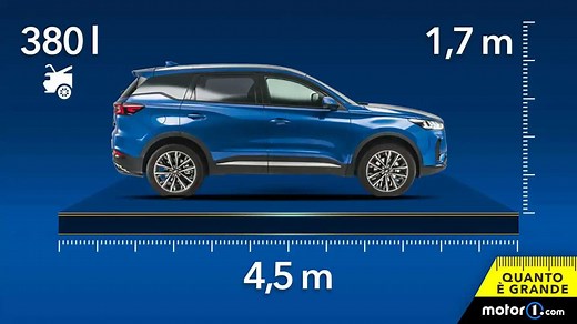 DR 6.0, dimensioni e bagagliaio del SUV italo-cinese