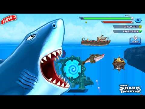 Hungry Shark Evolution - New Evil Abysshark Unlocked And Evil Abysshark Gameplay (NEW 2025)
