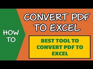 Extract Data From PDF to Excel with Able2Extract Converter (FREE Trial)