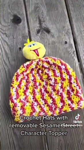 Sesame Street Hats for Brave Kids 💖 Beginner-Friendly & Donatable!
