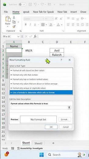 Highlight Matching Data in Excel with MATCH + Conditional Formatting, #excel #exceltips #viral