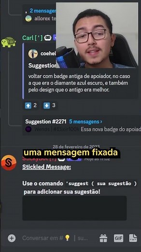 Use this suggestion tool on Discord!! #carlbot #discord