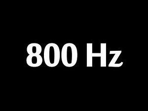 800 Hz Test Tone 1 Hour