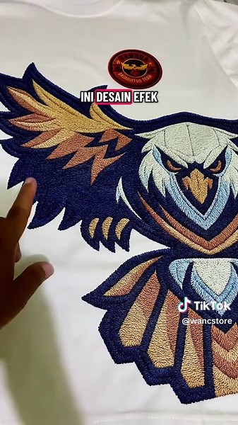 Minta Sablon Efek Bordir di Raster? Tonton Ini!